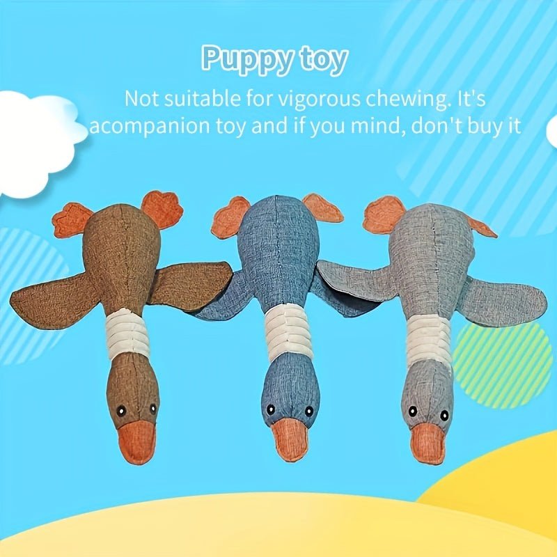 Juguetes De Peluche Con Chirrido De Ganso Para Perros Y Gatos, Juguete de Masticar para Mascotas - SACASUSA