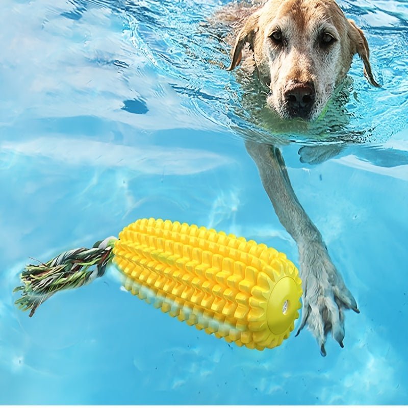 Juguetes Interactivos Para Perros Masticables Para Limpiar Los Dientes Y Jugar - Juguetes En Forma De Maíz Con Sonido Para Cachorros - SACASUSA