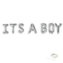Jumbo 40" Globos Banner- ES UN NIá‘O - Baby Shower- Oro Plata Rosa Oro Rosa Azul Negro -Gran XL Globos Fiesta Decoración Fiesta celebración - SACASUSA