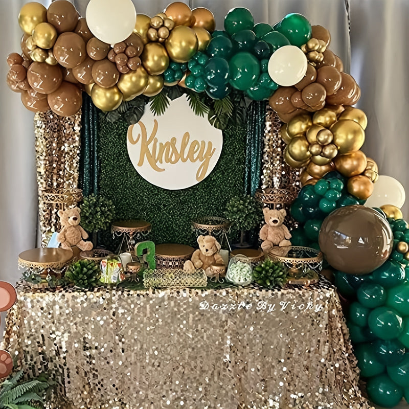 Kit de Arco de Guirnalda de Globos de Jungla Safari de 119 piezas - Transforma cualquier celebración en un paraíso tropical para mayores de 14 años, Perfecto para Cumpleaños, Baby Showers, Graduaciones y Más - SACASUSA