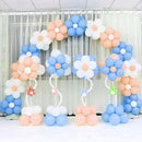 Kit de tiras para decoración de globos, guirnalda de arco, tira de cinta para globos de 32 pies, 10 clips de flores, herramienta para atar, 300 puntos de pegamento para fiesta, Baby Shower - SACASUSA