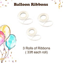 Kit de tiras para decoración de globos, guirnalda de arco, tira de cinta para globos de 32 pies, 2 herramientas para atar 300 puntos de pegamento para fiesta, boda, cumpleaños, baby shower - SACASUSA