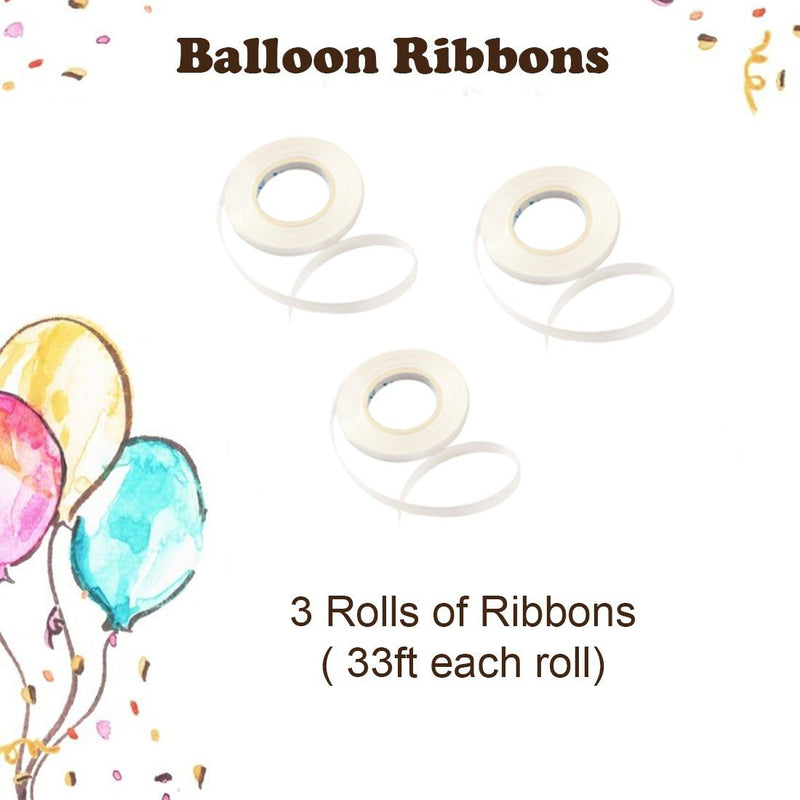 Kit de tiras para decoración de globos, guirnalda de arco, tira de cinta para globos de 32 pies, 2 herramientas para atar 300 puntos de pegamento para fiesta, boda, cumpleaños, baby shower - SACASUSA