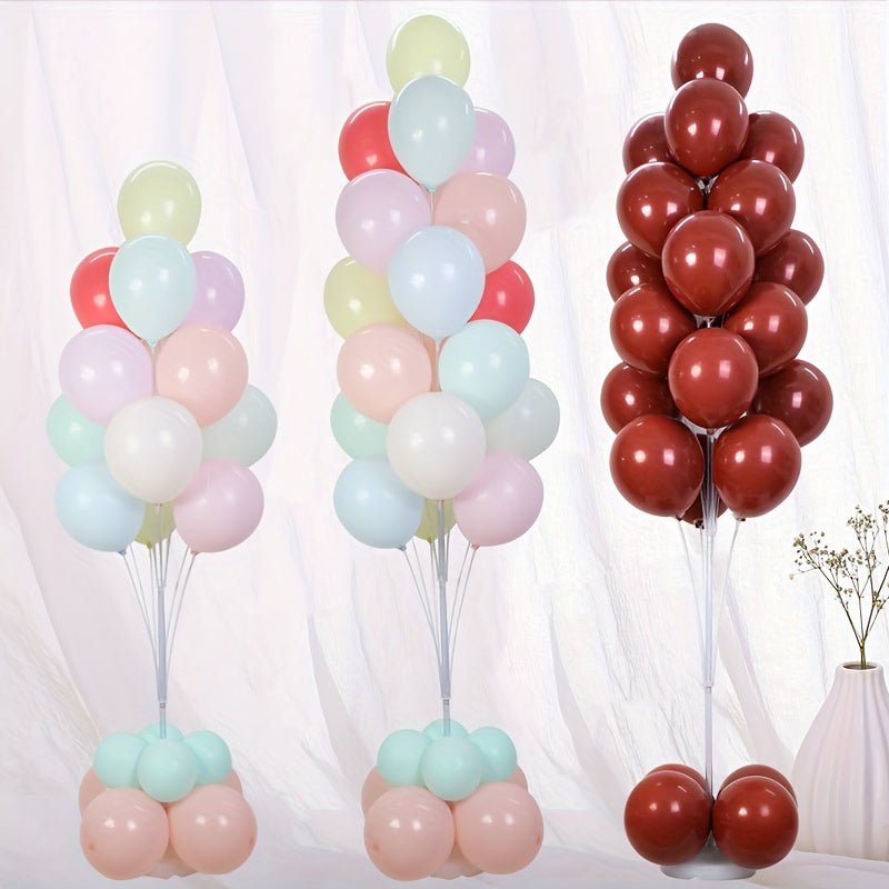 Kit Universal de Soporte para Globos - Fácil de Montar, Completo con Herramienta de Atado y Base de Estabilidad, Perfecto para Cumpleaños, Bodas, Showers y Fiestas de Inauguración de Casa - SACASUSA