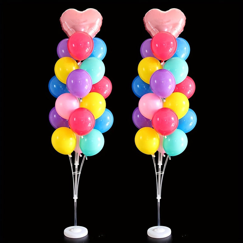 Kit Universal de Soporte para Globos - Fácil de Montar, Completo con Herramienta de Atado y Base de Estabilidad, Perfecto para Cumpleaños, Bodas, Showers y Fiestas de Inauguración de Casa - SACASUSA