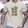 MEXICO Camiseta De Impresión, Camisetas Para Hombres, Camiseta Casual De Manga Corta Para El Verano - SACASUSA