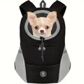 Mochila Cómoda, Transpirable y Elegante para Perros - Ajustable de Nailon, Portador de Mascotas para Perros Pequeños y Medianos - Ideal para Senderismo y Actividades al Aire Libre, con Tiras Reflectantes de Seguridad - SACASUSA