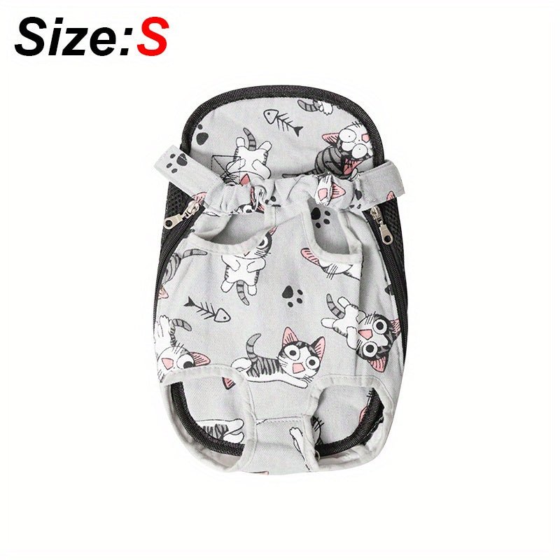 Mochila Para Mascotas, Mochila Ajustable Para Perros Y Gatos, Bolsa De Viaje Con Almohadillas Para Los Hombros - SACASUSA