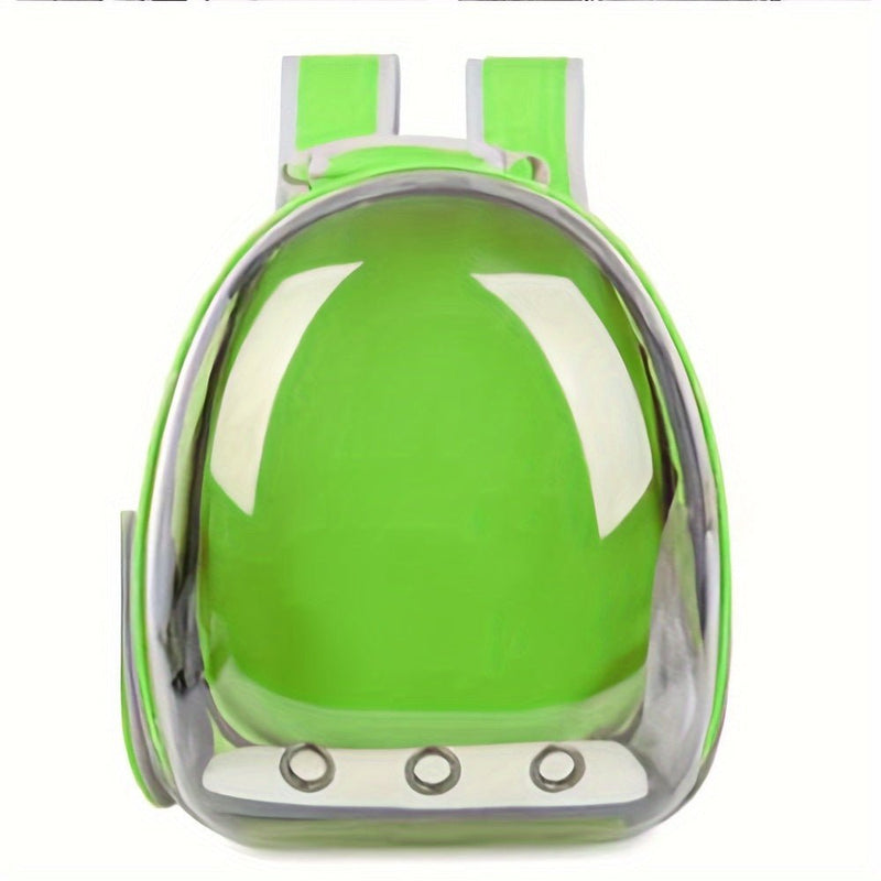 Mochila portátil transpirable transparente porta mascotas para gatos, con cápsula espacial para salir - SACASUSA