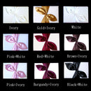 Nudo de amor nupcial, lazo de satén, libro de recepción de invitados, firmas, accesorios de boda, marfil, blanco, negro, marrón, rojo, rosa, Borgoña, vino - SACASUSA