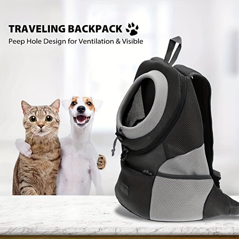 Pack Portador de Perros Pequeños - Cómodo y Duradero con Diseño Geométrico para Paseos, Aventuras y Eventos - SACASUSA