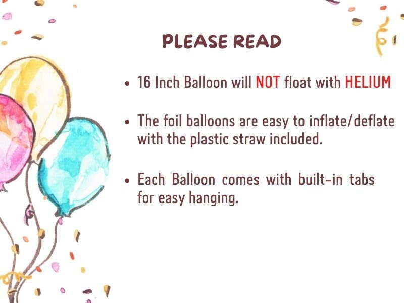 Pancarta de globo con número de letra roja brillante personalizada de 16 pulgadas, pancarta de cumpleaños con letras Mylar de 16 pulgadas, personalización AZ 0-9, Baby Shower - SACASUSA