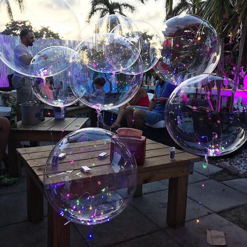 Paquete de 10 Globos Bobo Transparentes (14+): Decora y Celebra Eventos con Inflado sin Electricidad para una Festividad Óptima - SACASUSA