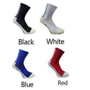 Paquete de 4 pares de calcetines antideslizantes de fútbol Premium para hombres y mujeres, calcetines de fútbol transpirables, agarre deportivo, pelota de baloncesto, fútbol, tenis - SACASUSA