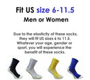 Paquete de 4 pares de calcetines antideslizantes de fútbol Premium para hombres y mujeres, calcetines de fútbol transpirables, agarre deportivo, pelota de baloncesto, fútbol, tenis - SACASUSA