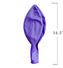 Paquete de 5 unidades de 36 pulgadas, color morado, para Halloween, grueso, globos de látex gigantes, baby shower, género, revelación, cumpleaños, boda, compromiso, aniversario, decoración - SACASUSA