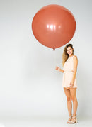 Paquete de 5 unidades de 36 pulgadas, macarrón de oro rosa, globos de látex gigantes gruesos, Baby Shower, género, revelación, cumpleaños, boda, compromiso, aniversario, decoración - SACASUSA
