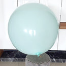 Paquete redondo de 36 pulgadas, 5 unidades, color verde pastel, calidad YThicken, globos gigantes de látex, baby shower, género, revelación, cumpleaños, boda, compromiso, decoración de fiesta - SACASUSA
