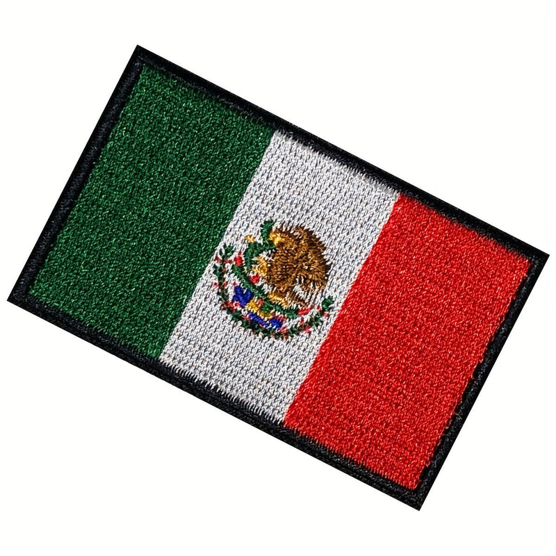 Parche De Bandera De México Bordado Apliques Mexicano Hierro En Coser En Emblema Nacional - SACASUSA