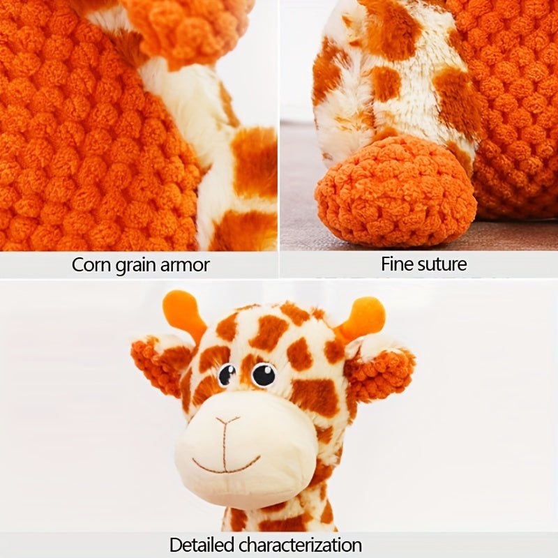 Peluche con forma de animal lindo resistente a las mordeduras, chirriantes para perros, ideal para la salud dental y diversión de las mascotas - Estilo a escoger - SACASUSA