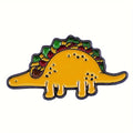 Pin De Solapa De Dinosaurio De Taco De Comida Mexicana Para Hombres, Broche De Dinosaurio Tacosaurus Para Mochila, Sombrero Y Ropa - SACASUSA