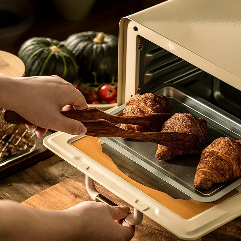 Pinza de Comida de Madera Eco-amigable y Resistente a Altas Temperaturas - Accesorio de Cocina Duradero para Servir y Manejar Alimentos de Manera Versátil - SACASUSA