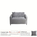 Premium Todas Las Estaciones Funda de Sofá Antideslizante - Moderna & Duradera para Sofás de 3-4 Asientos, Sillones Y Sofás Love-seat con Función Fácil de Cuidar Más Funda de Almohada de Regalo - SACASUSA