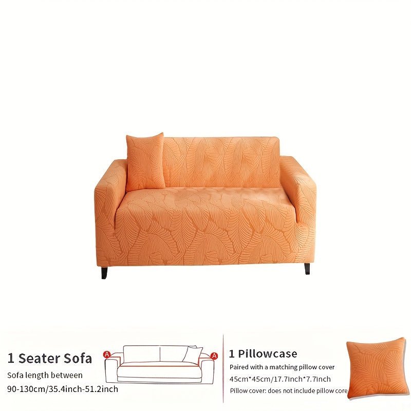 Premium Todas Las Estaciones Funda de Sofá Antideslizante - Moderna & Duradera para Sofás de 3-4 Asientos, Sillones Y Sofás Love-seat con Función Fácil de Cuidar Más Funda de Almohada de Regalo - SACASUSA