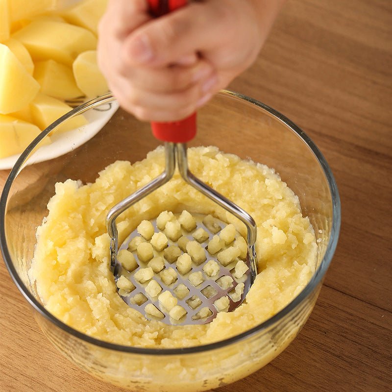 Prensa Manual de Patatas y Frutas de Acero Inoxidable - Mango Antideslizante, Trituradora de Verduras Multifuncional, Utensilio de Cocina Perfecto para Uso Doméstico y Profesional - SACASUSA