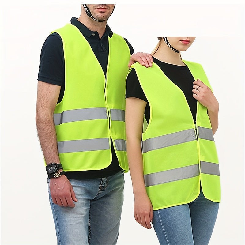 Ropa Reflectante, Chalecos Reflectantes, Chalecos Reflectantes, Alta Visibilidad, Ciclismo, Obras De Construcción, Carreras Nocturnas, Camisetas Para Hombres Y Mujeres, Chalecos De Seguridad, Obras De Construcción, Saneamiento, Ropa De Trabajo De Fábrica - SACASUSA