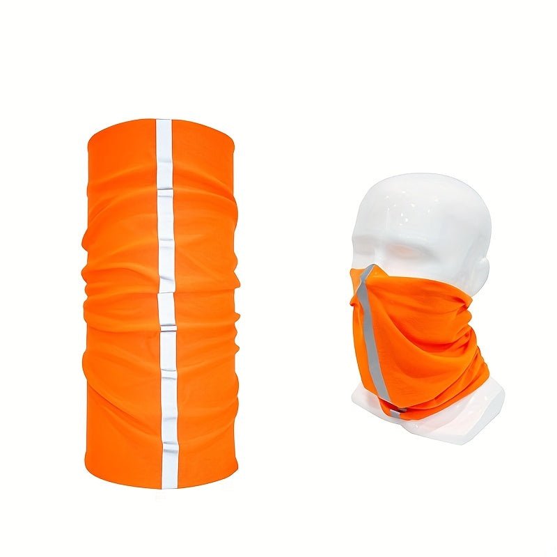 Set de 2 Piezas de Mayor Seguridad: Braga Reflectante Unisex & Manguitos Refrescantes con Protección UV - Ideal para Trabajo y Actividades al Aire Libre - SACASUSA