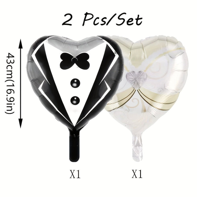 Set de globos para todas las ocasiones, apto para mayores de 14 años - Aluminio duradero y plástico - Perfecto para fiestas, despedidas de soltera, compromisos y bodas - No requiere electricidad - SACASUSA