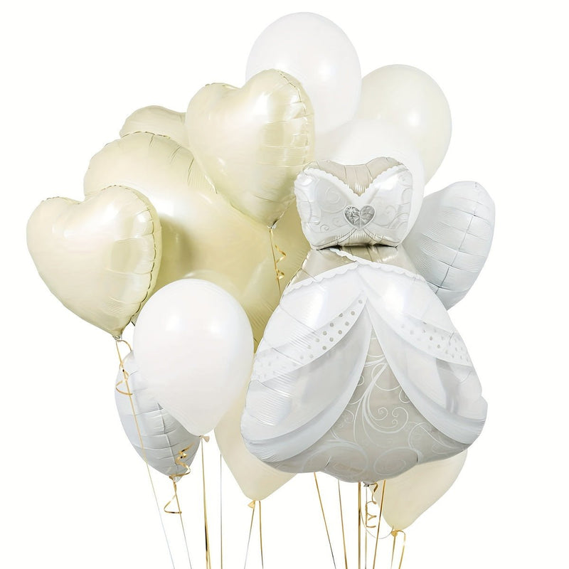 Set de globos para todas las ocasiones, apto para mayores de 14 años - Aluminio duradero y plástico - Perfecto para fiestas, despedidas de soltera, compromisos y bodas - No requiere electricidad - SACASUSA