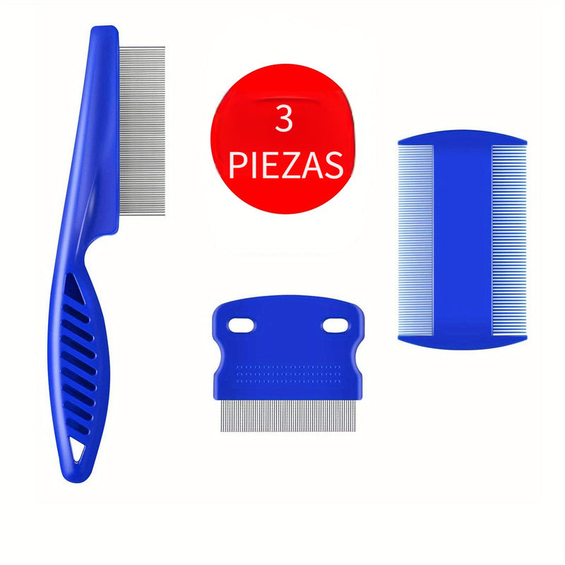 Set de Grooming para Perros de Alta Calidad (3 Piezas) - Desenredado sin Estrés y Control Efectivo de la Muda para una Salud Óptima de la Mascota - SACASUSA