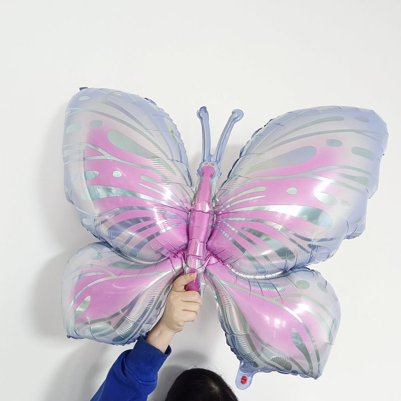 Set Versátil de Globos Números Mariposa: Duradero, Mejora la Atmósfera de Todos los Eventos Sin Necesidad de Electricidad - Ideal con Cinta de Rizo Incluida, Adecuado para Edades de 14 en Adelante - SACASUSA