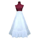 Una lá­nea de enagua de crinolina Slip Semi completo sin aros vestido de novia de boda enagua en capas para mujeres disfraz de Halloween SML 24 "-35" cintura - SACASUSA