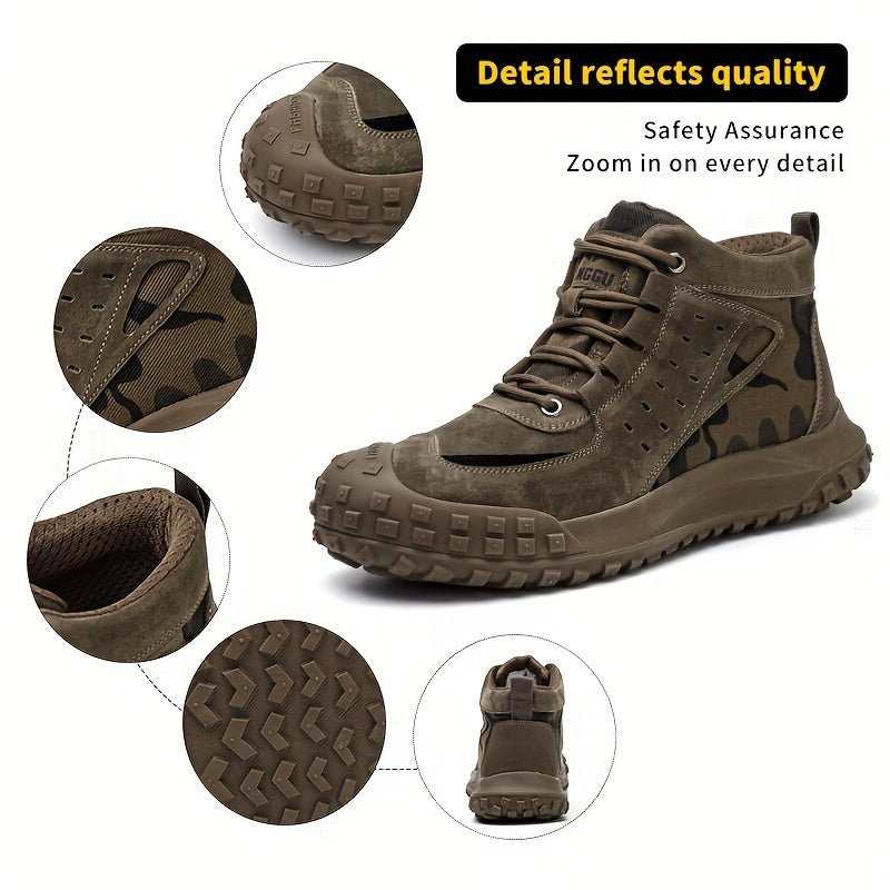 Zapatos De Protección Industriales Y Para Sitios De Construcción,Zapatos De Seguridad Con Punta De Acero Antigolpes Zapatos De Trabajo A Prueba De Pinchazos,Botas De Seguridad En El Trabajo,Suela De Goma Zapatos De Protección Para Construcción - SACASUSA