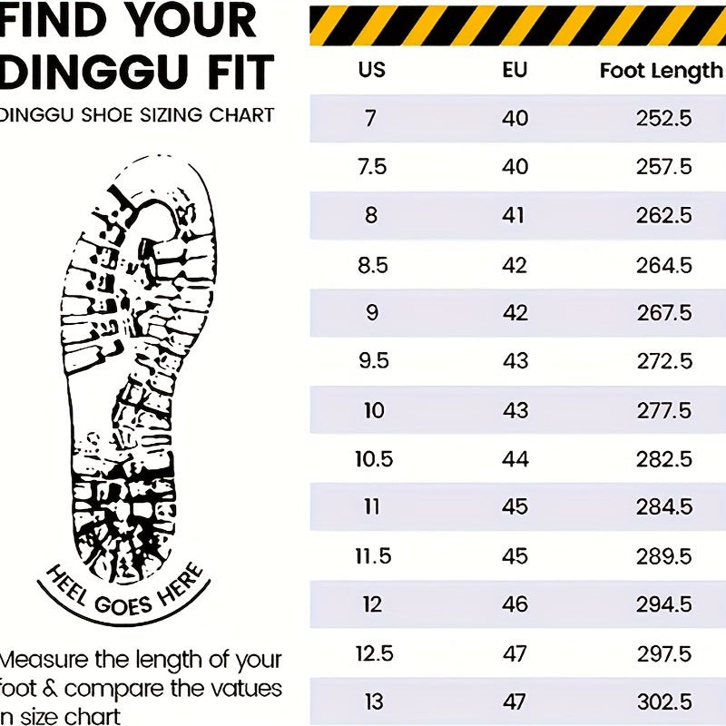 Zapatos de Seguridad de Trabajo en Cuero Todo Temporada de DingGu: Superior Confort y Seguridad con Punta de Acero, Suela de Goma Resistente a Punzadas y Cómoda Punta Redonda - SACASUSA